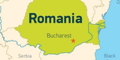 بوخارست على الخريطة